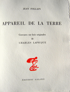 Lapicque - Jean Follain - Appareil de la terre